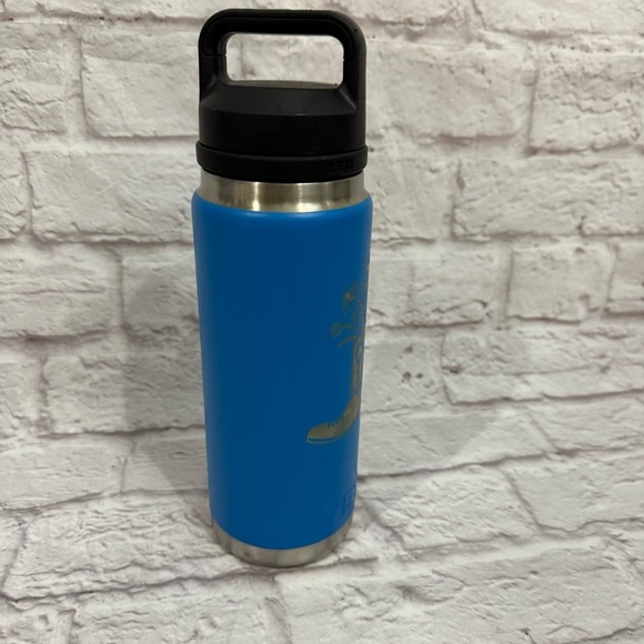 Yeti 26oz Rambler water bottle chug top laser cut western boot wildflowers - Picture 4 of 10